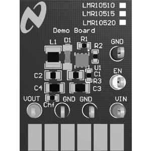 LMR10515YSDDEMO/NOPB, Средства разработки интегральных схем (ИС) управления питанием LMR10515 Demo Brd