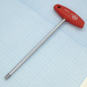 Отвертка 364 T50x250, Т-образная отвертка torx T50 с длиной стержня 250мм