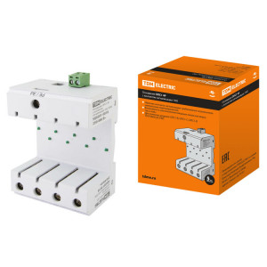 Основание ОПС1 4Р с контактом сигнализации 1НО SQ0201-0018