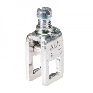 Клемма на шину WAK16/1, Клемма для подключения к токовой шине, тип фиксации провода: винтовой, номинальное сечение: 16 мм кв., цвет: серый, тип монтажа: шина 6х6