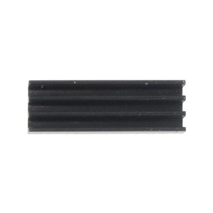 501100B00000G, Радиаторы Extruded Style Heatsink with Epoxy Attach-On for DIPS, Straight Fins, Horizontal Mounting, 67 n Thermal Resistance, Black Anodized, 19.05mm