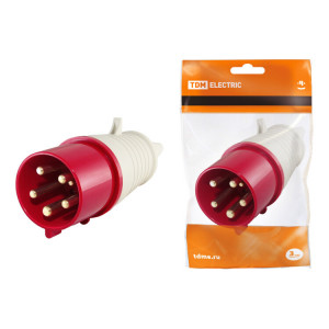 Вилка 015 3Р+РЕ+N 16А 380В IP44 SQ0601-0003