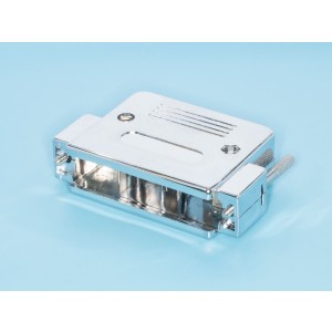 DNT-50C, Корпус разъема 50 контактов с удлиненными винтами,  металлизированный