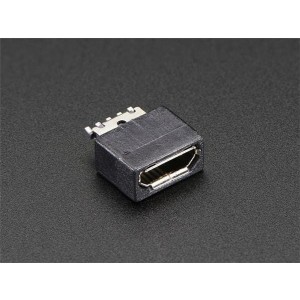 1829, Принадлежности Adafruit  DIY Connector MicroB Female Plug