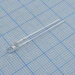 FYL-3014PURC1A, Светодиод Змм Красный, прозрачный 6000мКд 30°