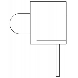 5608F1, Светодиодные индикаторы для печатного монтажа RED DIFFUSED RIGHT ANGLE