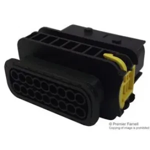 1-1564412-1, Корпус разъема, Серия MCP, Штекер, 18 контактов, 4 мм