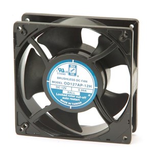 OD127AP-12HB, Вентиляторы постоянного тока DC Fan, 127x38mm, 12VDC, 140CFM, Ball Bearing, Wire Leads