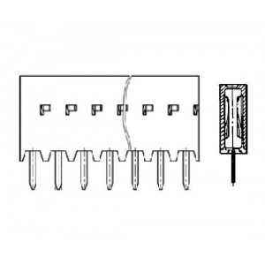 75915-418LF, Межплатные и промежуточные соединители 18P VRT SR RECEPT MATTE TIN