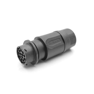RTS1BS14N12S03, Стандартный цилиндрический соединитель Inline Receptacle 12 POS SZ 14 Socket