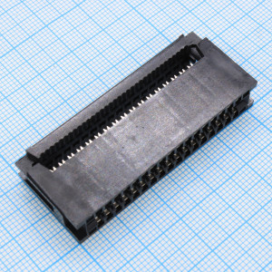 DS1060-01-340B, Разъем IDC розетка на плоский шлейф 34 контакта (2x17), шаг 2.54мм