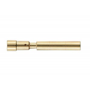09151006203, Цилиндрические метрические разъемы Han M23 Signal, female crimp contact, 1mm, 0.75 1.50mm , gold