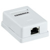 Розетка компьютерная 1-м ОП RJ45 кат.5E FTP CS2-1C5EF-12-G