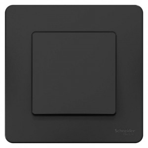 Переключатель проходной 1-кл. СП Blanca 10А IP20 (сх. 6) 250В антрацит SE BLNVS010606