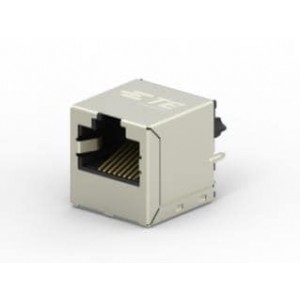 2301995-1, Модульные соединители / соединители Ethernet RJ45 JACK INT.MAG. 1GB 1X1 VERT.