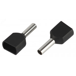 Наконечник-гильза с изолированным фланцем (упаковка 10 шт.) NO-225-13 (двойной) НШвИ(2) 1,5-8 Б0063306