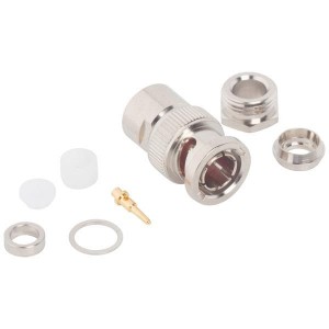 112335, РЧ соединители / Коаксиальные соединители BNC ST PLUG RG59 75 OHM BR/DL