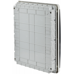 Корпус пластиковый ЩРВ-П-54 IP41 черн. прозр. дверь TEKFOR TF5-KP12-V-54-41-K01-K03