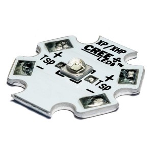 XPEBGR-L1-0000-00F03-SB01, Светодиоды высокой мощности - одноцветные Green 520nm 130lm XPE on Starboard