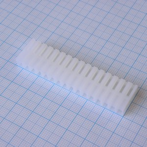 I-DS1072-SCT016, Корпус розетки кабельной шаг 3.96, на 16 контактов, требуются контакты T-DS1072-SC600