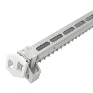 Держатель двойной для установки шин N/PE (без шин) nv-bh-2