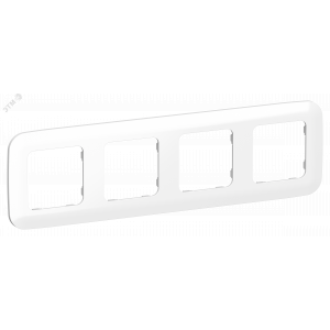 FLITE ARTISTIC Рамка 4-местная РУ-4-А-ФлБ белый IEK FI-M42-31-20-K01