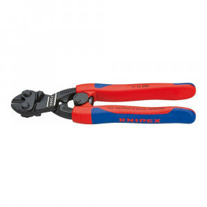 Болторез KN-7112200, Компактный болторез CoBolt® с улучшенной режущей способностью, прецизионные режущие кромки для мягкой и твердой проволоки, а также рояльной струны, длина 200мм, пружина, двухкомпонентные рукоятки