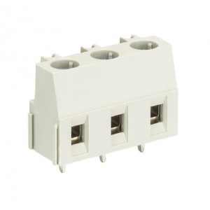 Клемма Wiecon 8391 / 3 Z OB, Клемма горизонтальный подвод кабеля, на плату, шаг: 7.5 мм, 2 полюса, фиксация провода винтовая, исполнение: с изоляционной пластиной, без маркировки, 300V, 16А, цвет: серый