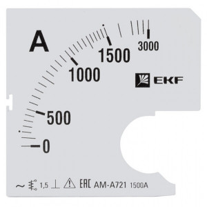 Шкала сменная для A721 1500/5А-1,5 EKF PROxima(кр.1шт) [s-a721-1500]