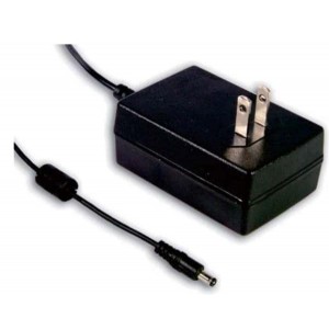 GST18U24-P1J, Адаптеры переменного тока настенного монтажа 18W 24V 0.75A Level VI USA plug