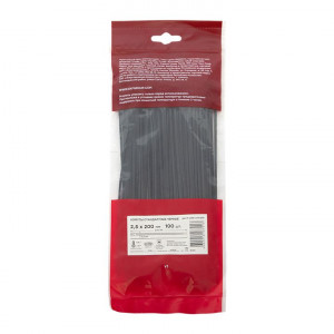 Хомут P6.6 2.5х200 FlexLock стандартный черн. (уп.100шт) PROxima plc-fl-ctsb-2.5x200