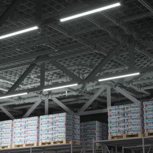 Светильник светодиодный WLF-1 40Вт 4000К IP20 3600лм 1192х75х25мм ДПО линейный матов. рассеив. алюм. 144125236