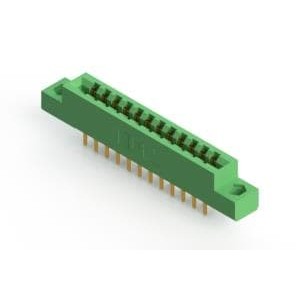 305-024-520-504, Стандартные краевые разъемы 305 Series (.156" (3.96mm) contact spacing) Card Edge Connector with 24 P.C Tail type contacts. The tails are .046" x .013" (1.17mm x 0.33mm) and .213" (5.41mm) long in a Double Row formation. The Insulator is Green in color with a .330" (8.38mm) dee