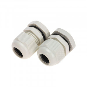 Ввод кабельный PG-16 (10-14мм) сер. комплект (уп.2шт) 07-8016-A2