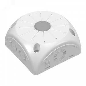 Коробка распределительная для видеокамер двухкомпонентная безгалогенная (HF) белая 100х100х50 (20шт/кор) 60-0500-9003