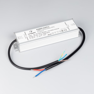 Блок питания ARPV-UH24320A-PFC (24V, 13.3A, 320W) 024272(1), Источник напряжения с гальванической развязкой для светодиодных изделий. Входное напряжение 120-240 VAC. Выходные параметры: 24 В, 13,3 А, 320 Вт. Встроенный PFC >0,95. Герметичный алюминиевый корпус IP 67. Рабочая температура -40…+70C?. Габаритные размер