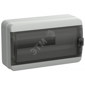 Корпус пластиковый КМПн-18 IP65 черн. прозр. дверь TEKFOR TF5-KP72-N-18-65-K03-K02