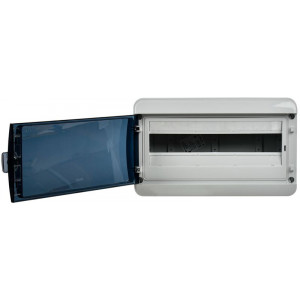 Корпус пластиковый КМПн-18 IP65 черн. прозр. дверь TEKFOR TF5-KP72-N-18-65-K03-K02