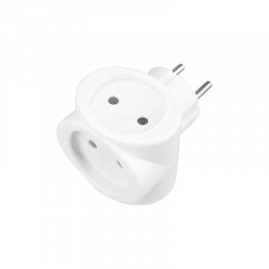 Разветвитель 3-м 6А IP20 220В биметал. бел. 11-1064