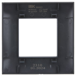 SKANDY Рамка 1-местная SK-F01G графит IEK SK-M12-K53