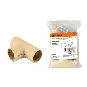 Тройник соед. для трубы 16 мм (5шт) "ЭКО" (сосна) SQ0405-1521