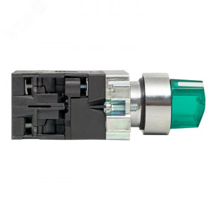 Переключатель BD21 2P c зеленой подстветкой 24В NO PROxima xb2-bk21-g-24