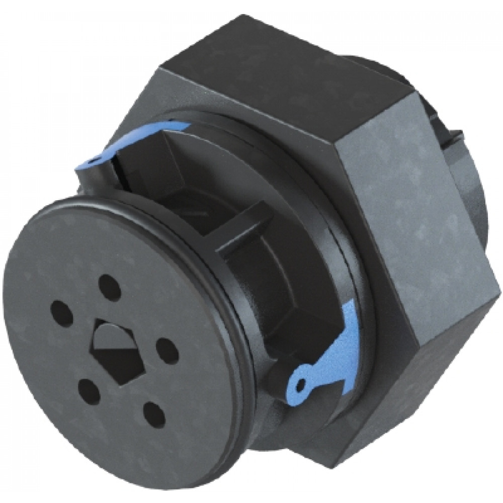 Изображение товара Разъем в панель M16 IP68 5 полюсов серия gesis RST MICRO синяя