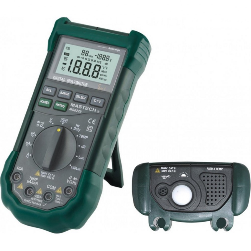Изображение товара Мультиметр цифровой MS8229, 5 в 1, PRECISION MASTECH