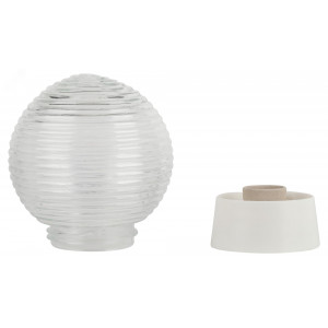 Светильник НБП 01-60-004 с прямым основанием Гранат стекло IP20 E27 max 60Вт D150 шар Б0052008