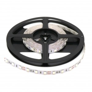 LED-лента 5050 G/ 60 чипов / 1м /12V, самоклеящаяся / зелёная / 60 чип диодов 5050 на метр / потребляемая мощность 14,4 Вт/м / 10мм