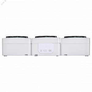 Розетка 3-м ОП Гермес Plus РСб23-3-ГПБд 16А IP54 с заземл. с дым. крышкой бел. ERMP32-K03-16-54-EC