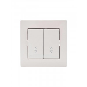 Переключатель проходной 2-кл. СП Vesna механизм крем. 742-0388-106