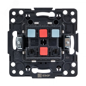 Выключатель 2-кл. Стокгольм 10А механизм черн. PROxima EZV10-023-10