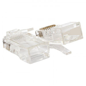 Коннектор RJ-45 TERACOM неэкранированный 8P8C Cat.5E универсальный (упак.10шт) [TRC-PLUG-5EUTP-10]